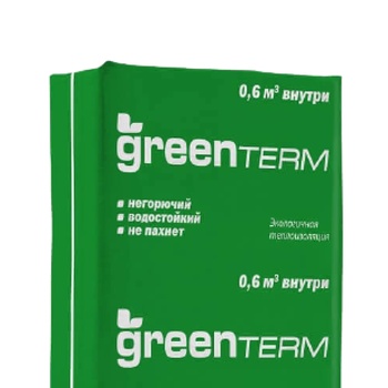 GREEN TERM TS037 KNAUF 0,6м3 (плита 1230х610х100мм 8 шт) 6м2 Кнауф