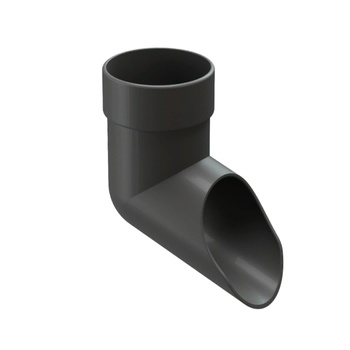 DOCKE LUX Наконечник Графит (водосток пластиковый)