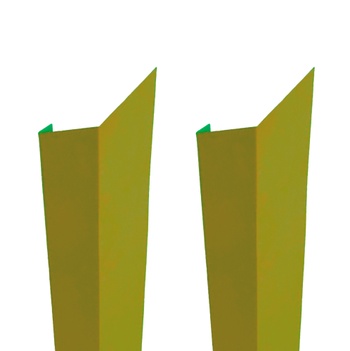 КАРНИЗНАЯ ПЛАНКА 127Х60Х2000 RAL 6005 Зеленый мох