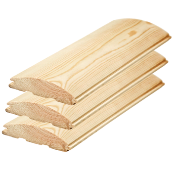 БЛОК-ХАУС 36х185х6000мм (сорт АВ) 3шт./уп. 0,03996м3/1шт.; 1,11м2/1шт.