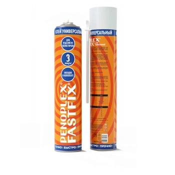 Клей -ПЕНА однокомпонентная в аэрозольной упаковке "PENOPLEX FASTFIX"