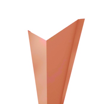 ТОРЦЕВАЯ ПЛАНКА 90×110×2000мм RAL 3005 Винно-красный