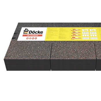 Коньково-карнизная черепица Docke PIE, серия STANDARD все цвета черепицы 11/22п.м.