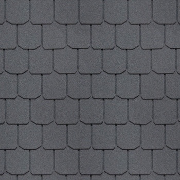 Гибкая черепица Docke PIE, серия STANDARD, коллекция Крона Серый 3м2