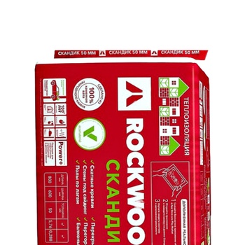 Роквул Лайт Баттс Скандик (800х600х100 мм)