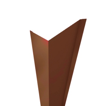 ТОРЦЕВАЯ ПЛАНКА 90×110×2000мм RAL 8017 Шоколадно-коричневый