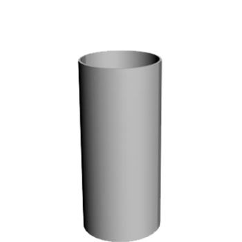 ТРУБА водосточная D=85,73/L=3000(пломбир) DOCKE"Premium"