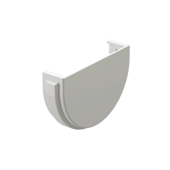 DOCKE PREMIUM Заглушка желоба Пломбир (водосток пластиковый)