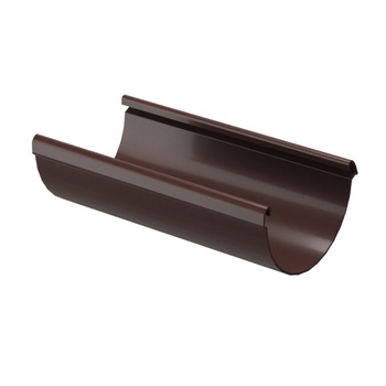 DOCKE LUX Желоб водосточный 3м Шоколад (водосток пластиковый)