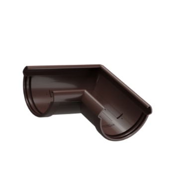 ЭЛЕМЕНТ УГЛОВОЙ D=120/90гр.-внеш. (темно-коричневый) DOCKE"Standard"