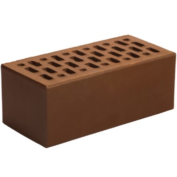 Кирпич (Дубенский) керамический ПОЛУТОРНЫЙ пустотелый лицевой Шоколад М-150 (308шт)