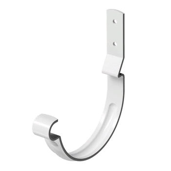 DOCKE STAL PREMIUM Карнизный крюк короткий Пломбир (водосток металлический)