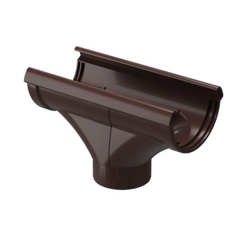 DOCKE LUX Воронка Шоколад (водосток пластиковый)