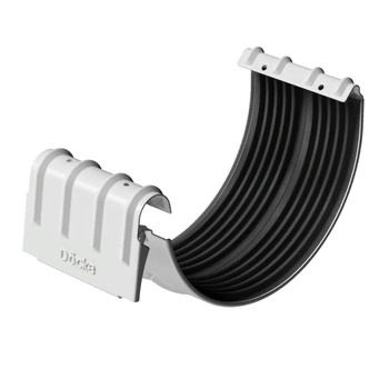 DOCKE STAL PREMIUM Соединитель желобов Пломбир (водосток металлический)