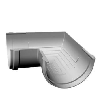 ЭЛЕМЕНТ УГЛОВОЙ D=120/90гр.(пломбир) DOCKE"Premium"