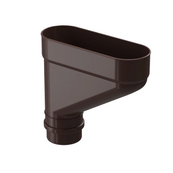 DOCKE LUX Коллектор Шоколад (водосток пластиковый)