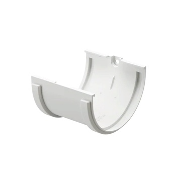 DOCKE STANDARD Соединитель желобов Белый (водосток пластиковый)