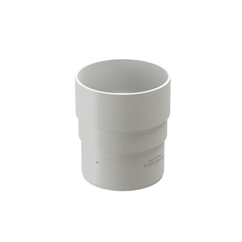 DOCKE PREMIUM Муфта соединительная Пломбир (водосток пластиковый)