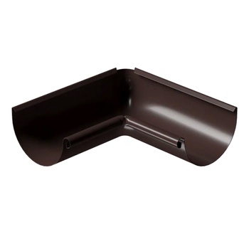 DOCKE STAL PREMIUM Угол внутренний 90° Шоколад (водосток металлический)