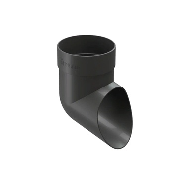 DOCKE STANDARD Наконечник Серый (водосток пластиковый)