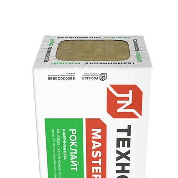 Утепл.ТЕХНОНИКОЛЬ Роклайт 100мм 33%комп./1200×600×100/6плит/4,32м²/0,432м3