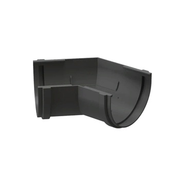 DOCKE PREMIUM Элемент угловой 135° Графит (водосток пластиковый)