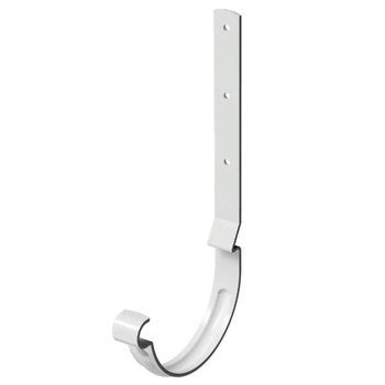 DOCKE STAL PREMIUM Карнизный крюк длинный Пломбир (водосток металлический)