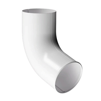 DOCKE STAL PREMIUM Отвод трубы Пломбир (водосток металлический)