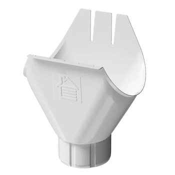 DOCKE STAL PREMIUM Воронка желоба Пломбир (водосток металлический)