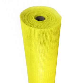 Сетка ФАСАДНАЯ стеклотканевая ALLIGATOR GAVIAL 5х5мм 145г/м2 ЖЕЛТАЯ (50м2)