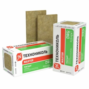 Утепл.ТЕХНОНИКОЛЬ Роклайт 50мм (50%компр. 1000*600*50) 15 плит(9м2)