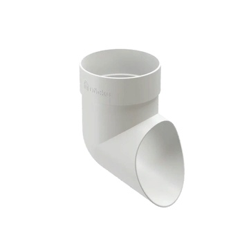 DOCKE STANDARD Наконечник Белый (водосток пластиковый)