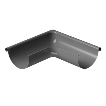 DOCKE STAL PREMIUM Угол внешний 90° Графит (водосток металлический)