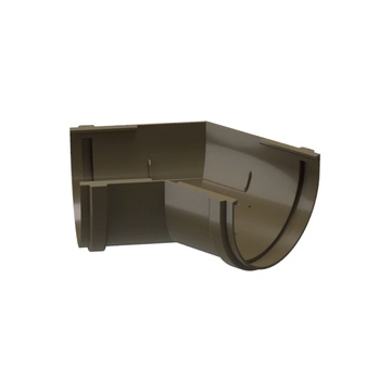 DOCKE PREMIUM Элемент угловой 135° Каштан (водосток пластиковый)