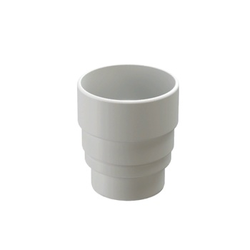 DOCKE LUX Муфта соединительная Пломбир (водосток пластиковый)