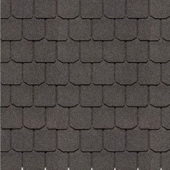 Гибкая черепица Docke PIE, серия EUROPA, коллекция SLATE (Сланец) Серый 3,1м2