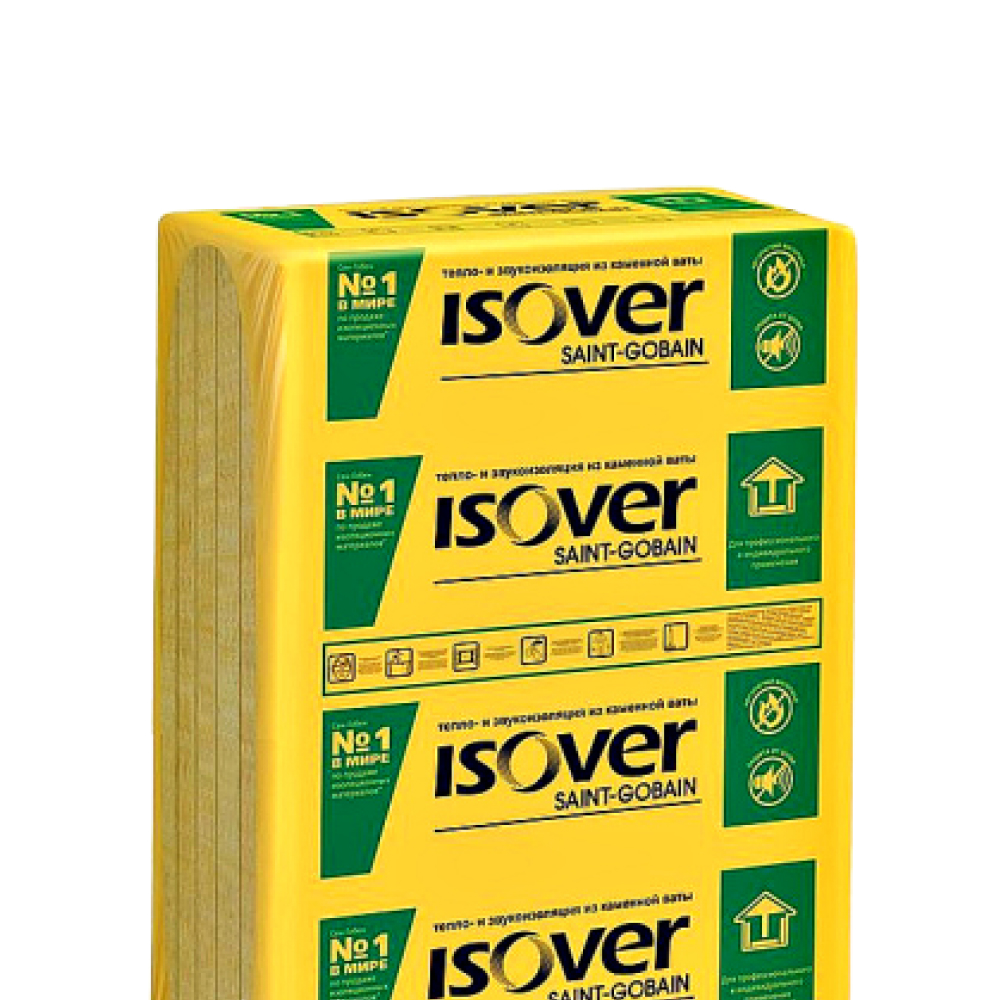 ISOVER ВЕНТИ 0,216м3 (плита 1200х600х50мм) 4,32м2 купить выгодно